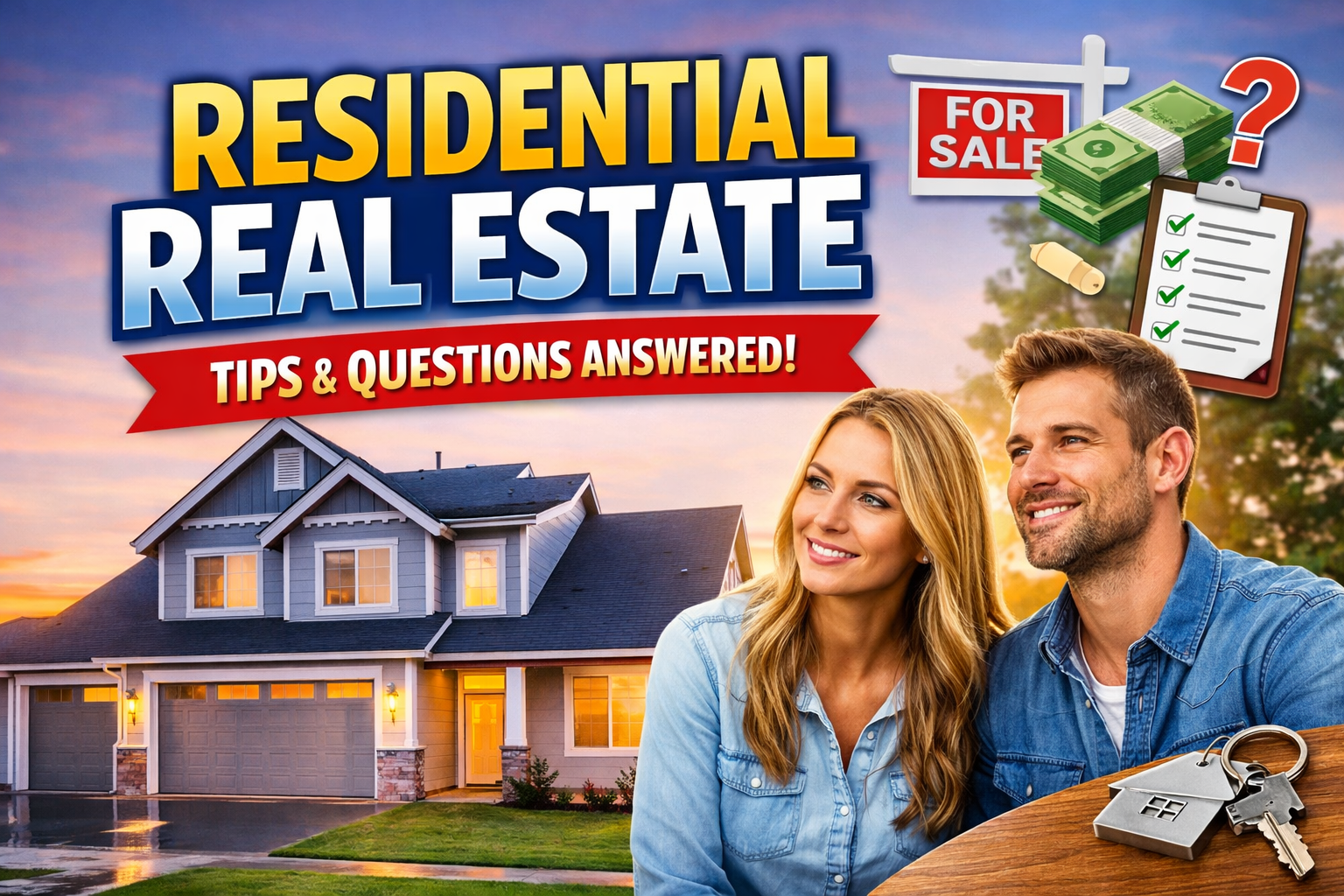 Residential Real Estate: The 40 Most Common Questions Homeowners Ask (Complete Guide for 2026 Sellers)