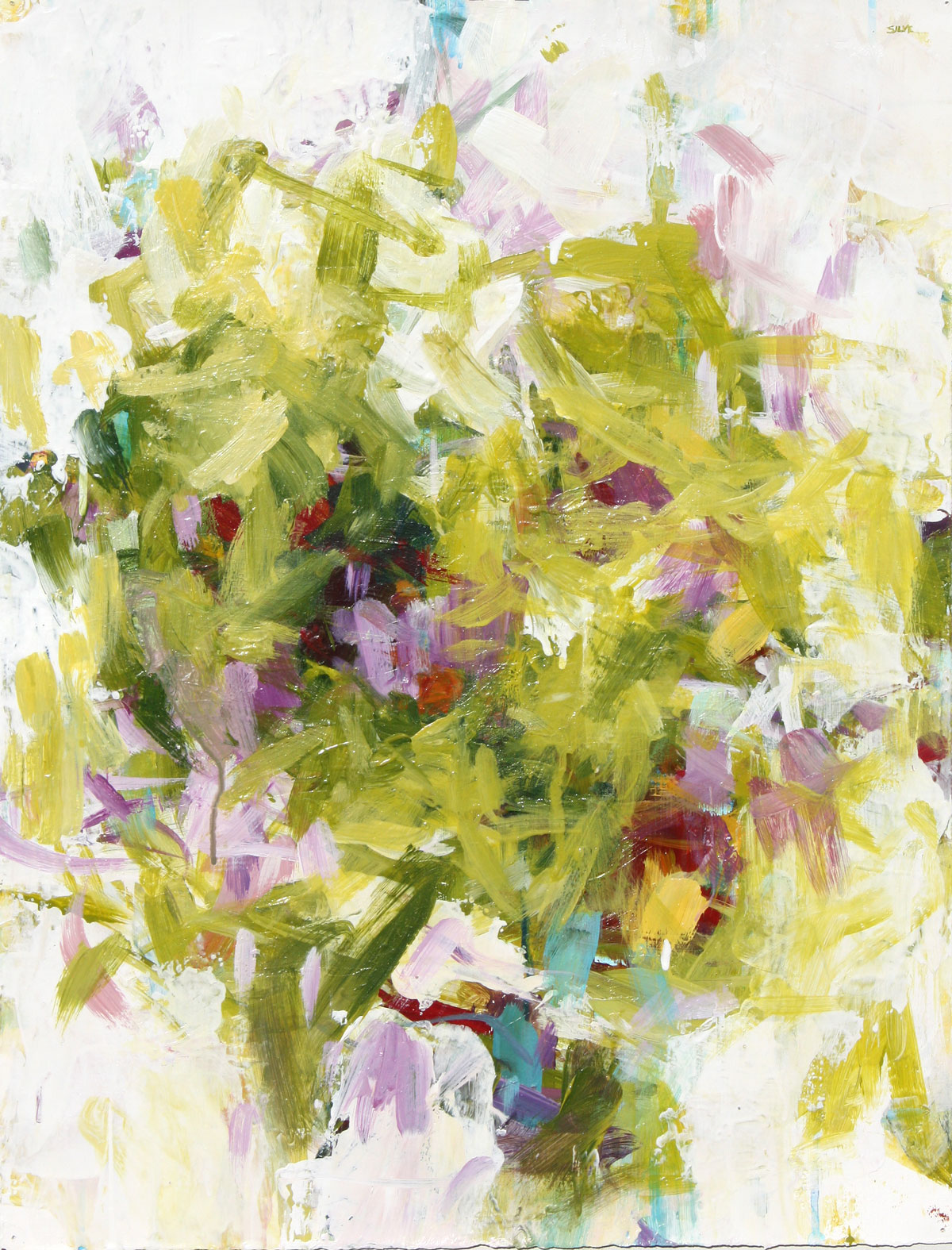 karen-silve-Morning-Walk-two-green-painting-on-paper.jpg