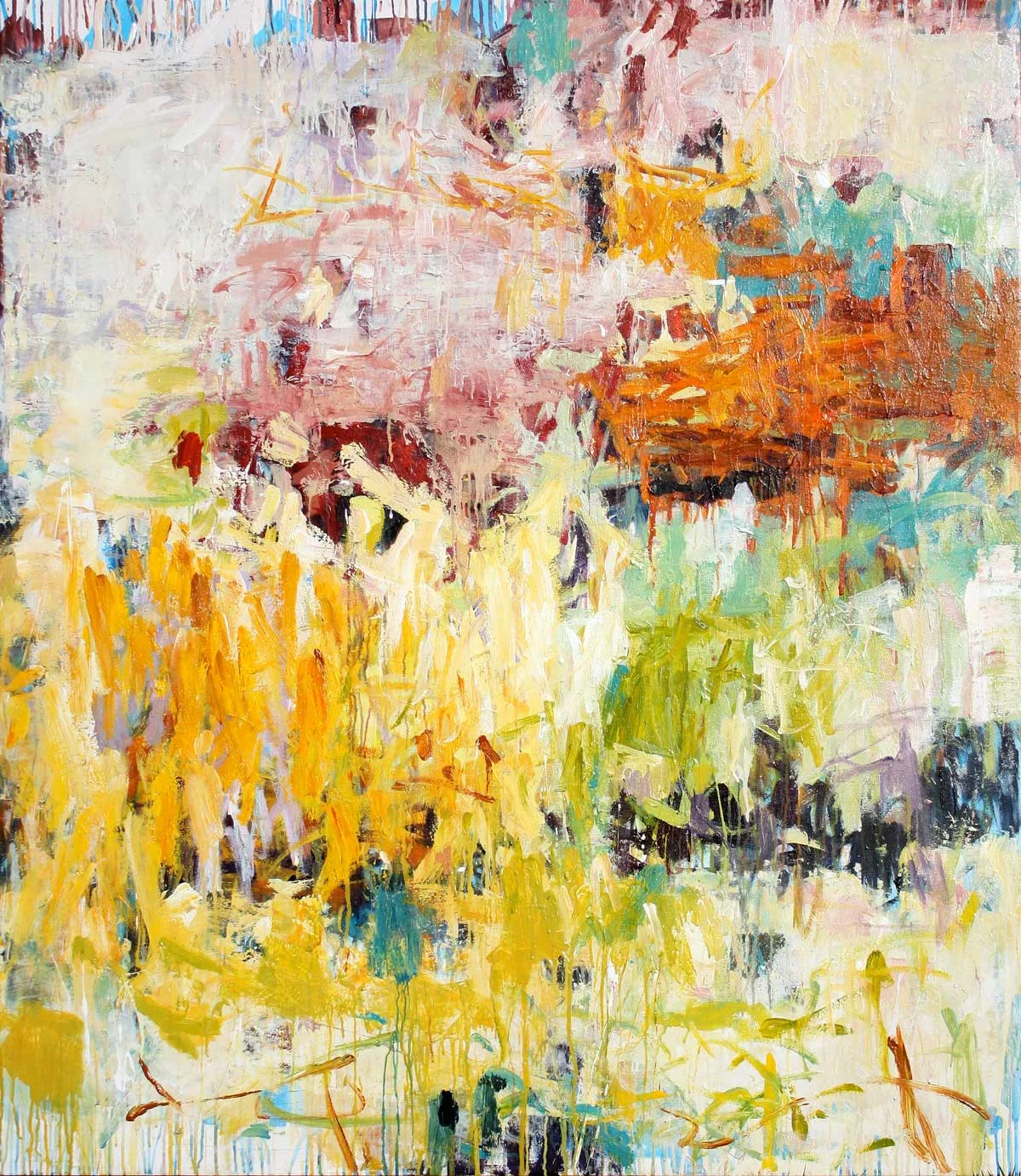 contemporary abstract painting by American artist Karen Silve