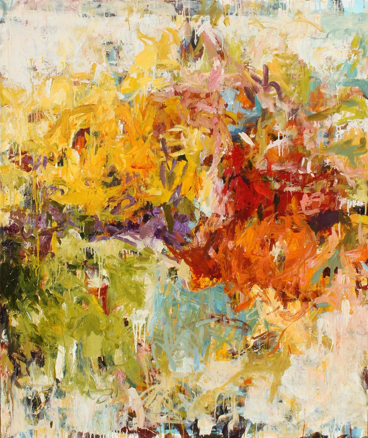 contemporary abstract painting by Karen Silve