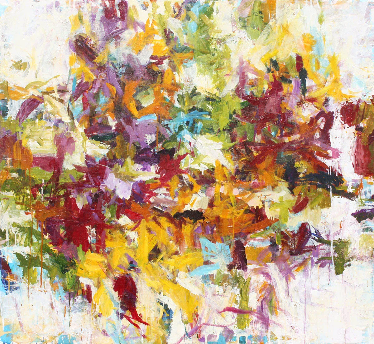 abstract painting by Portland artist Karen Silve