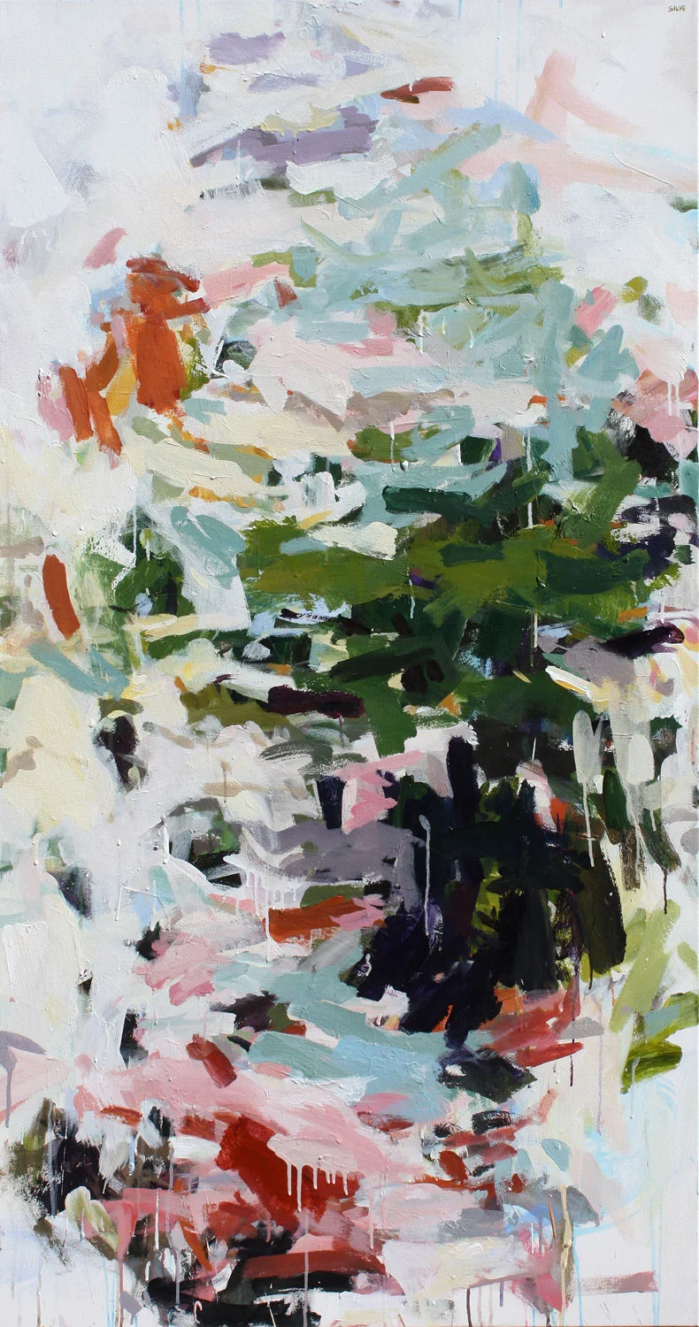 Karen Silve, Beijing Tree 7, Abstract painting
