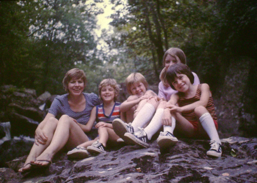 My mother, siblings and me.