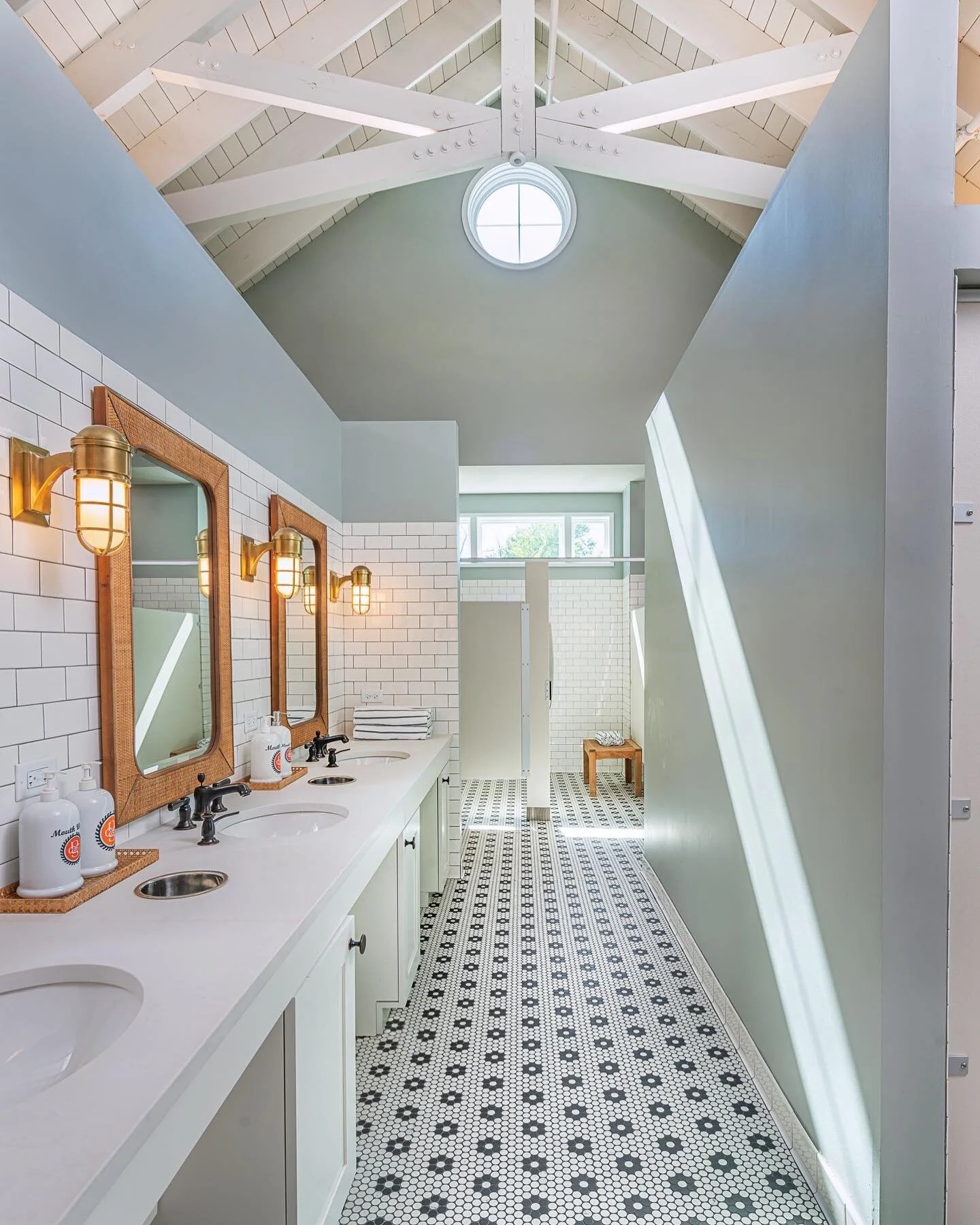 The next five days will shake out to be an ideal summer week in Chicago and we&rsquo;re going to take that as a cue to showcase some of our recent locker room projects. This one is a standalone bather facility on the North Shore that brings the brigh