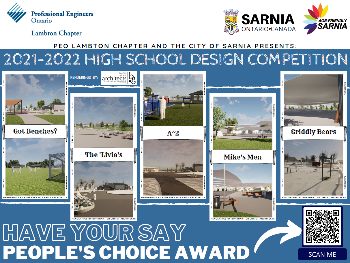 Voting Open! 21/22 High School Design Challenge — Lambton PEO