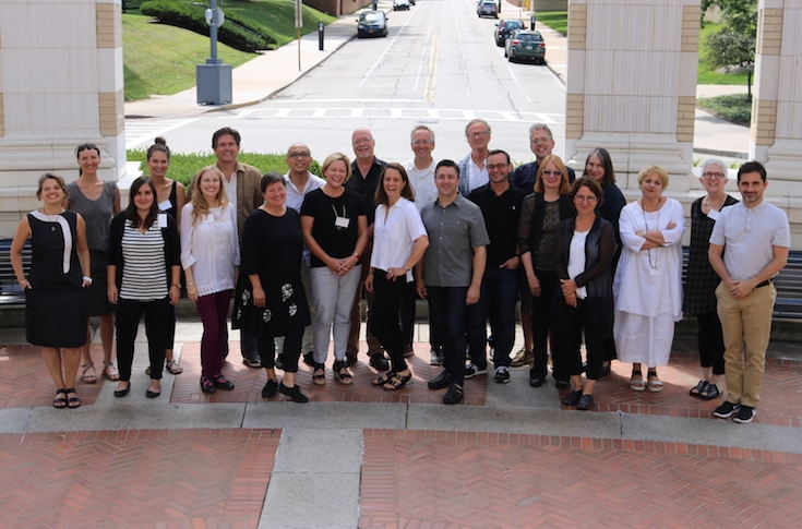 2016 Winterhouse Symposium participants at CMU School of Design