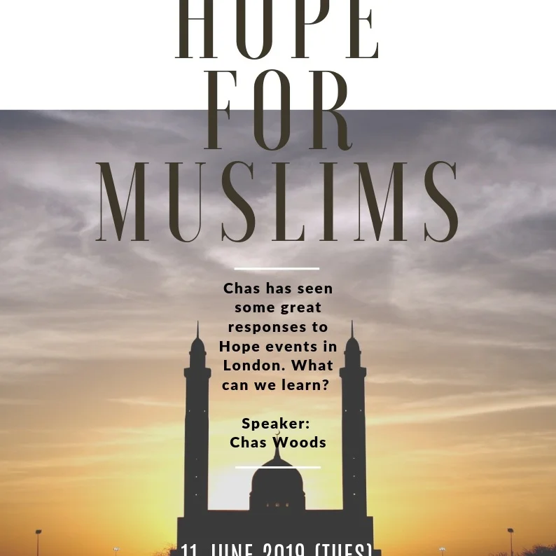 Hope for Muslims event Stockport