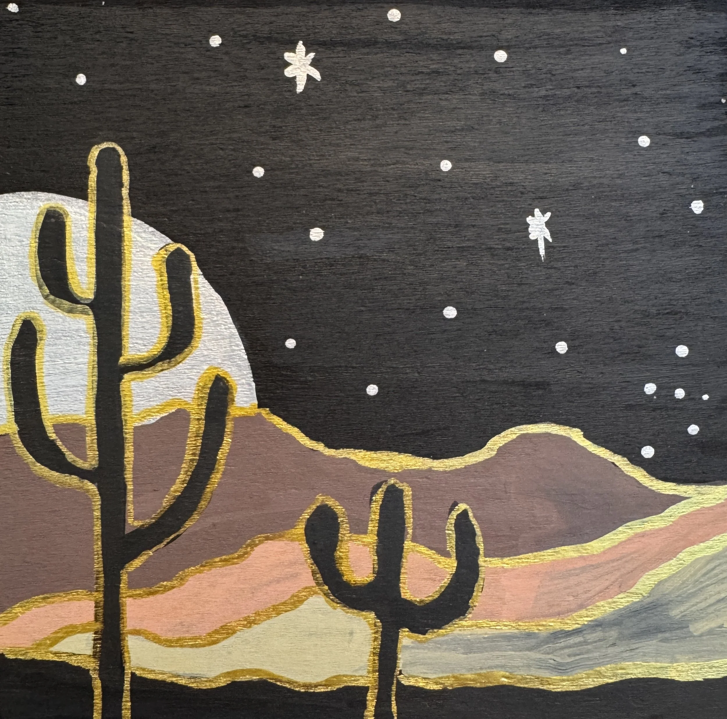Mini Desert 4 - 4”x4” original