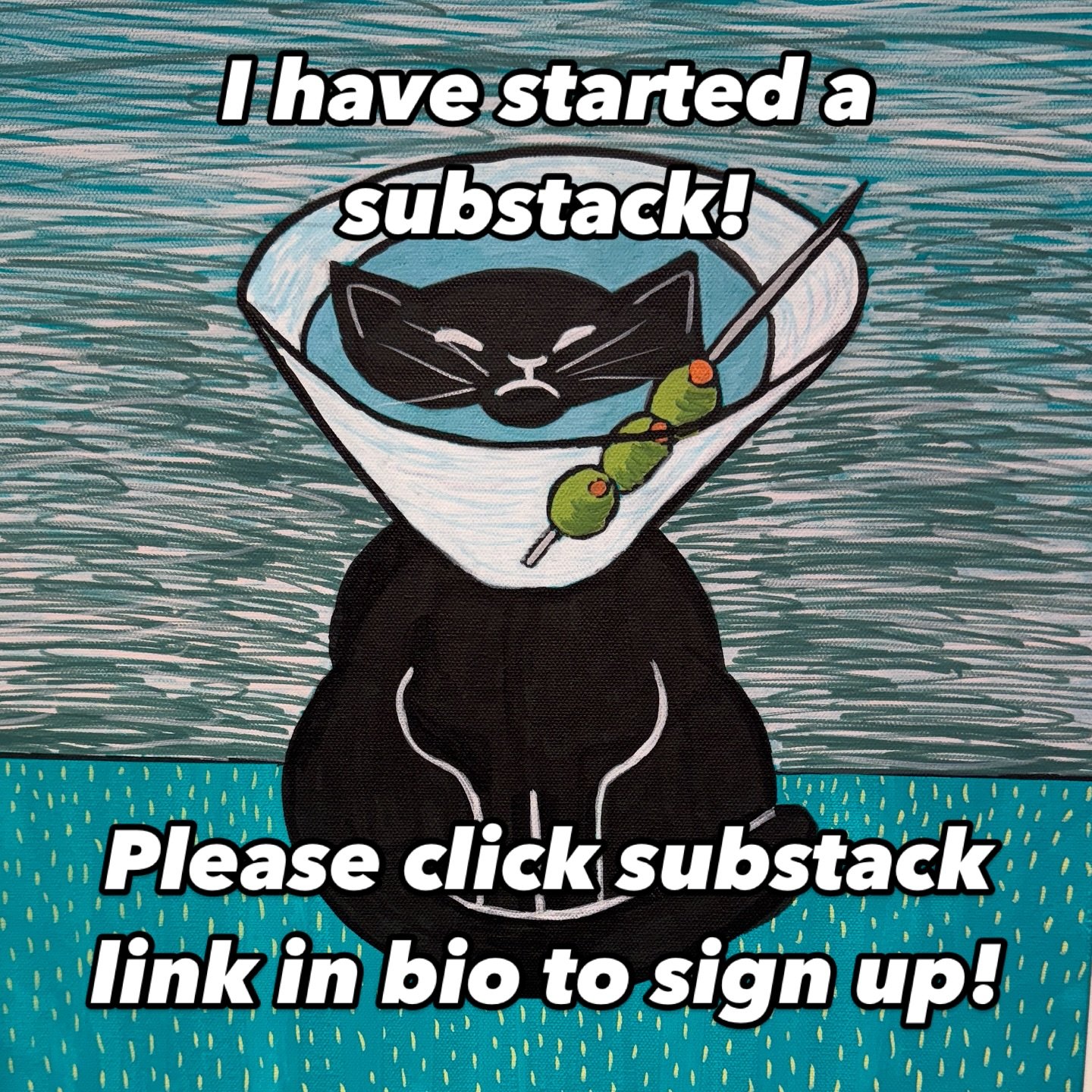 Hi there friends! Please take a moment to click into my substack link in bio and sign up for my substack. @stephiemaeart is my username. We never know what might happen with meta and I don’t want to lose contact with you! #artistsubstack