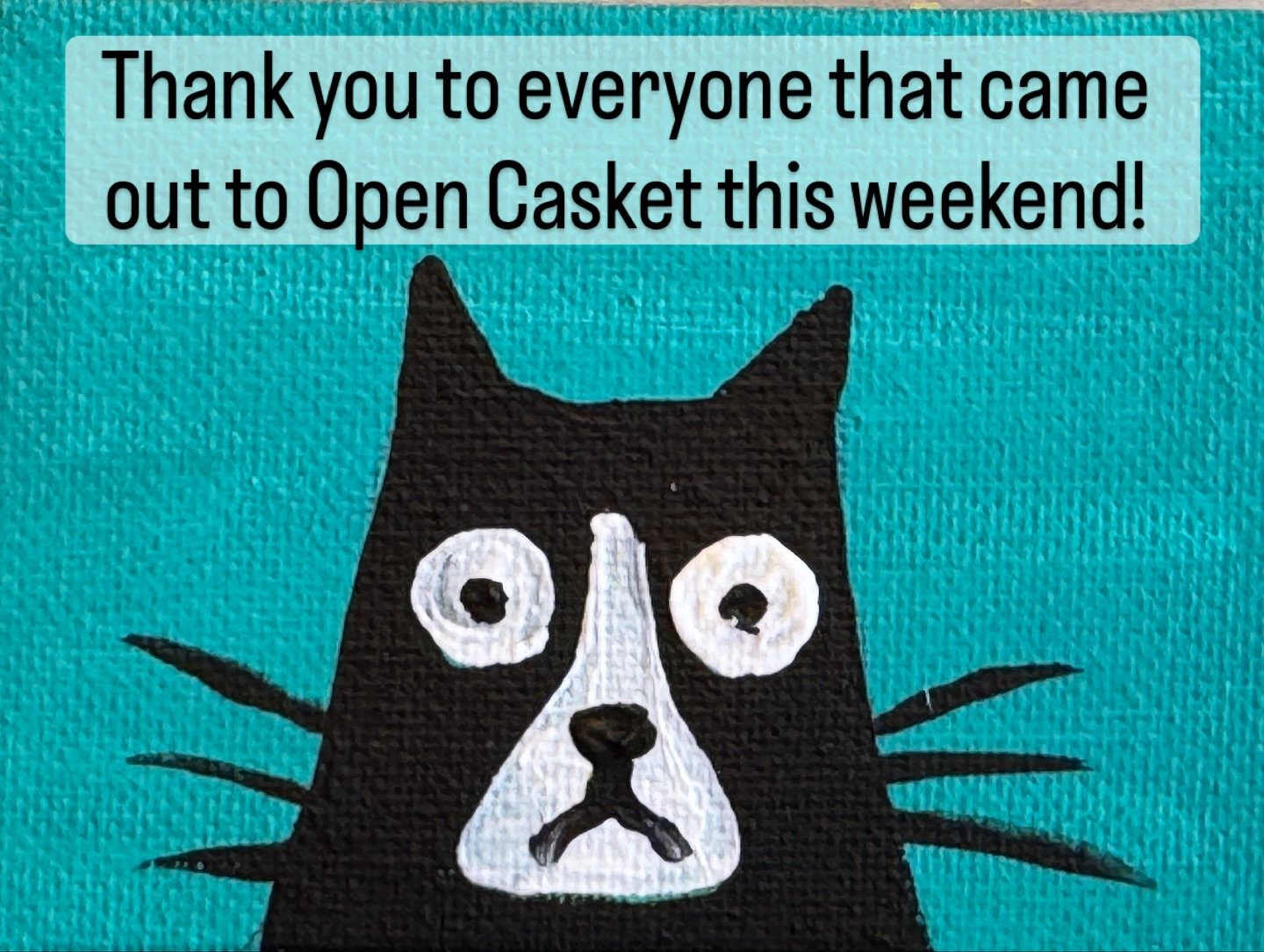 Thank you to everyone that came to Open Casket this weekend. We had a great time in 114, and appreciate each and every one of you! #opencasket #opensrudios #supportlocalartists #northeastminneapolis #thankyou