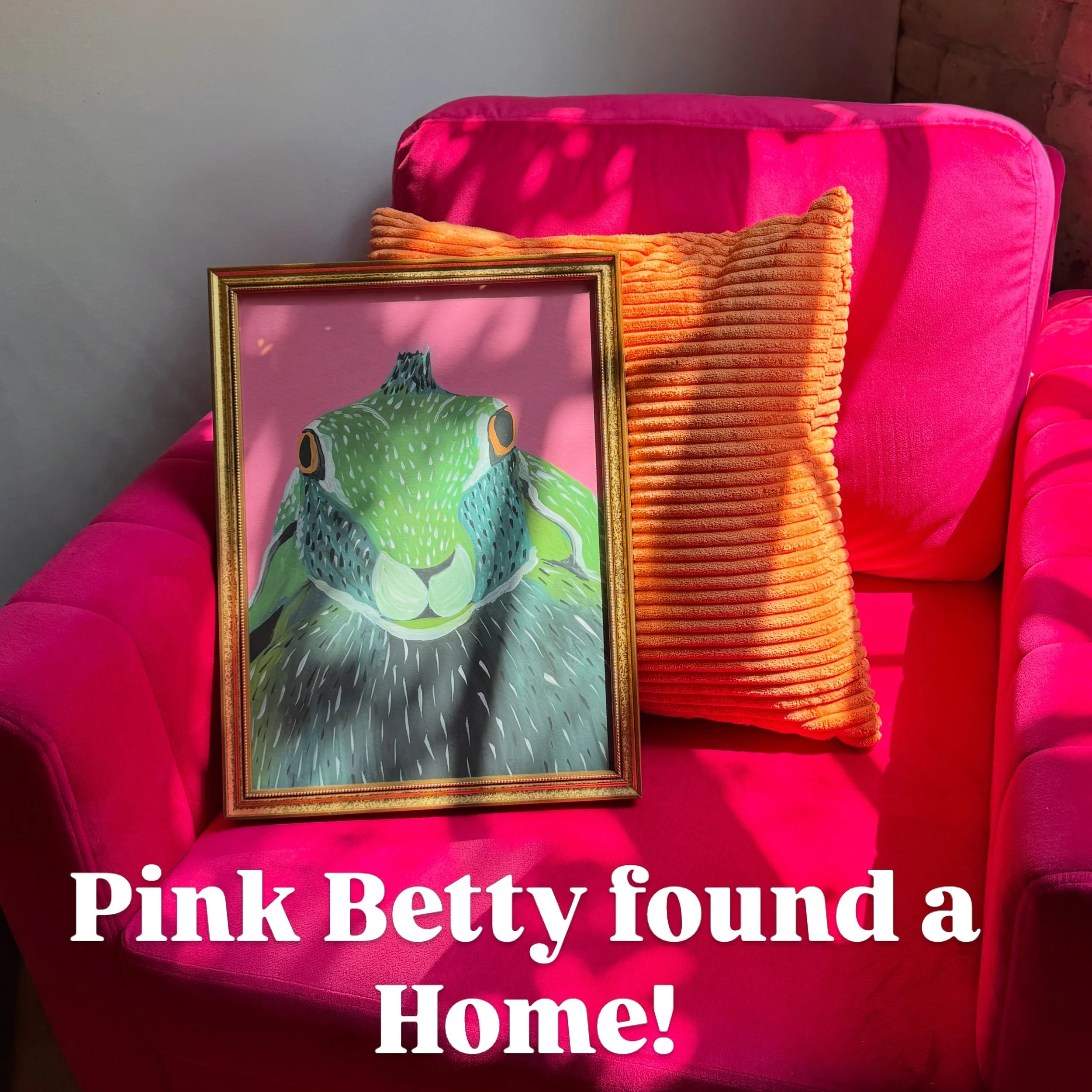 Excited to share that Pink Betty found her forever home! I know she&rsquo;s going to love you @whitesagetarot !