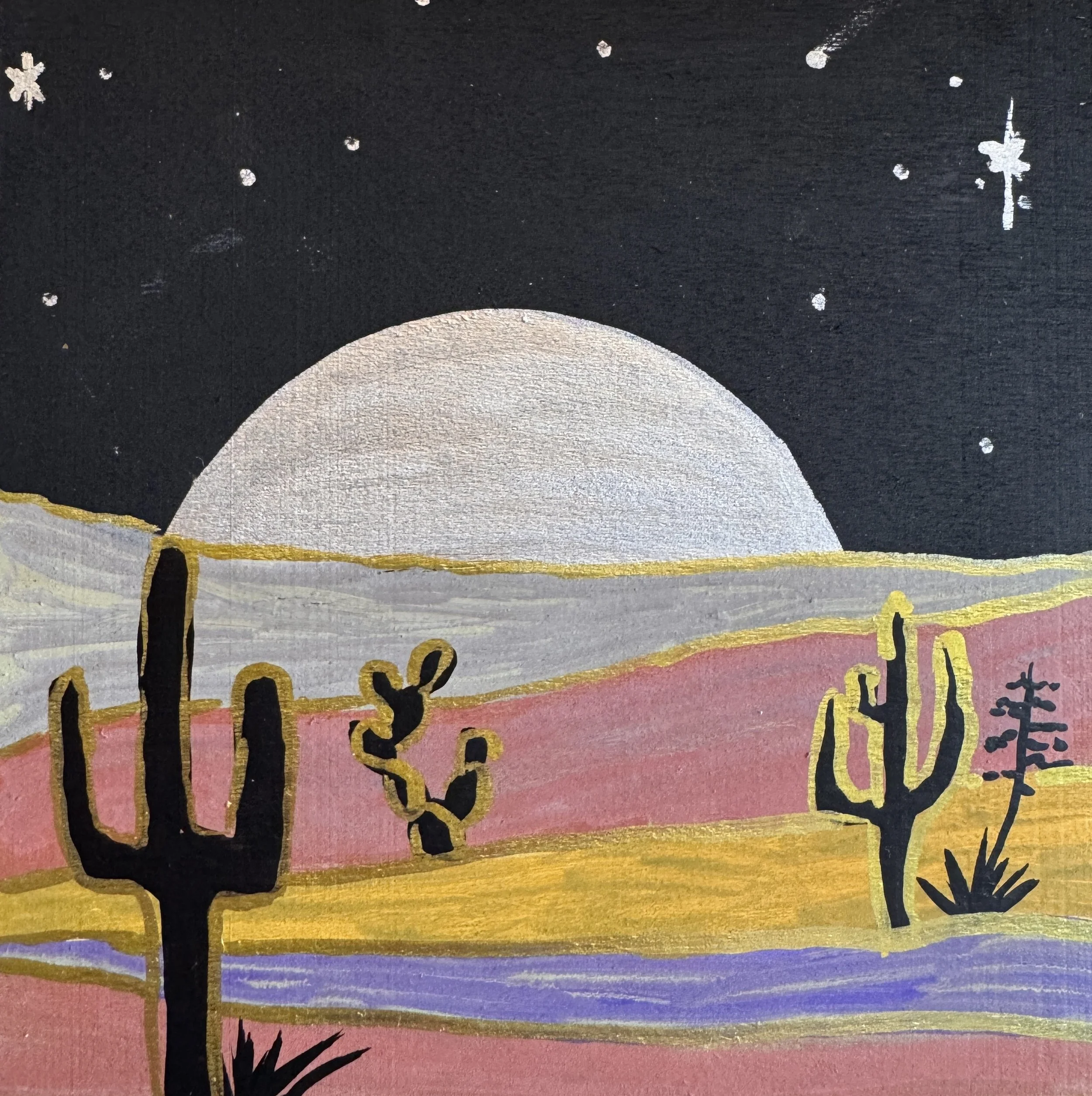 Mini Desert 3 - 4”x4” original