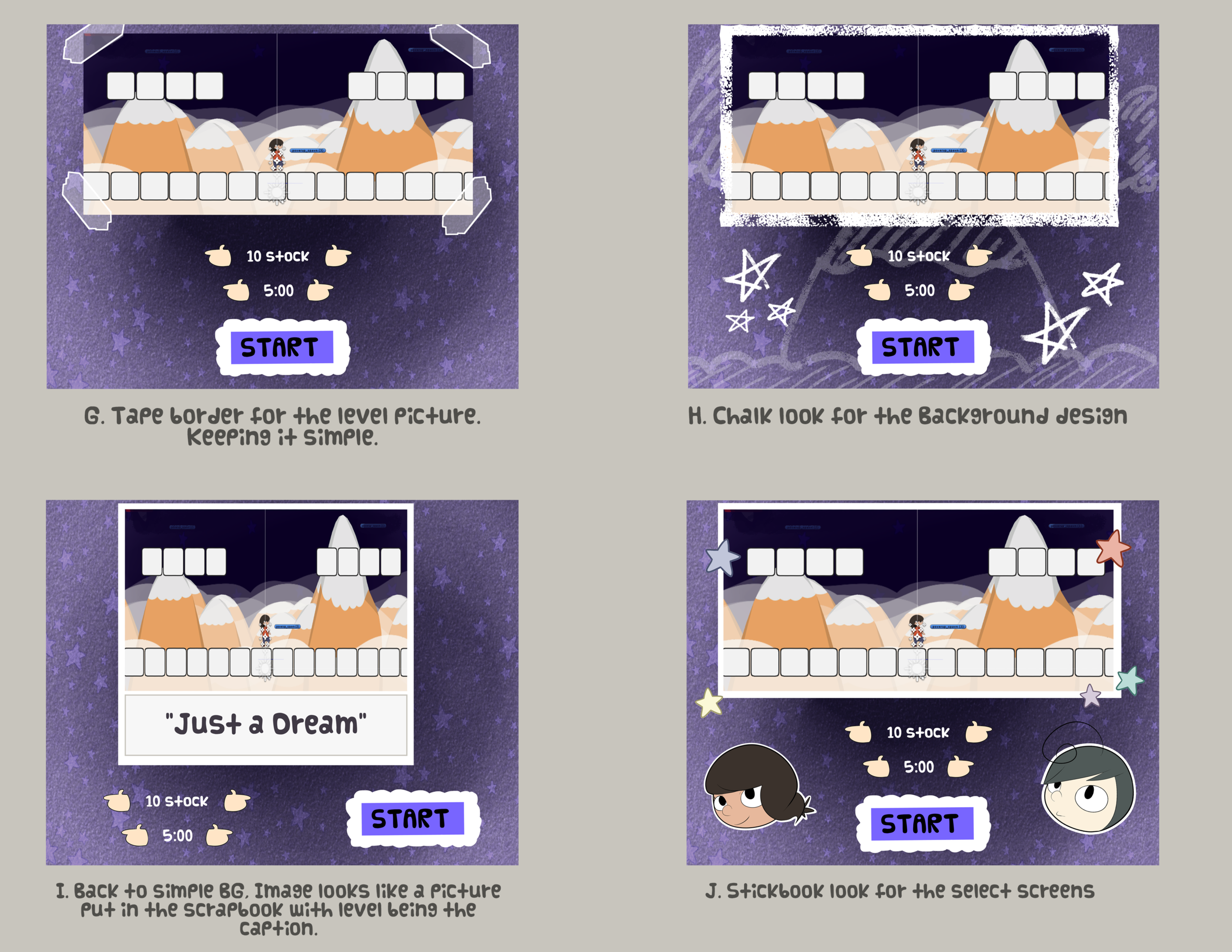 Final Select UI: Detail Iterations