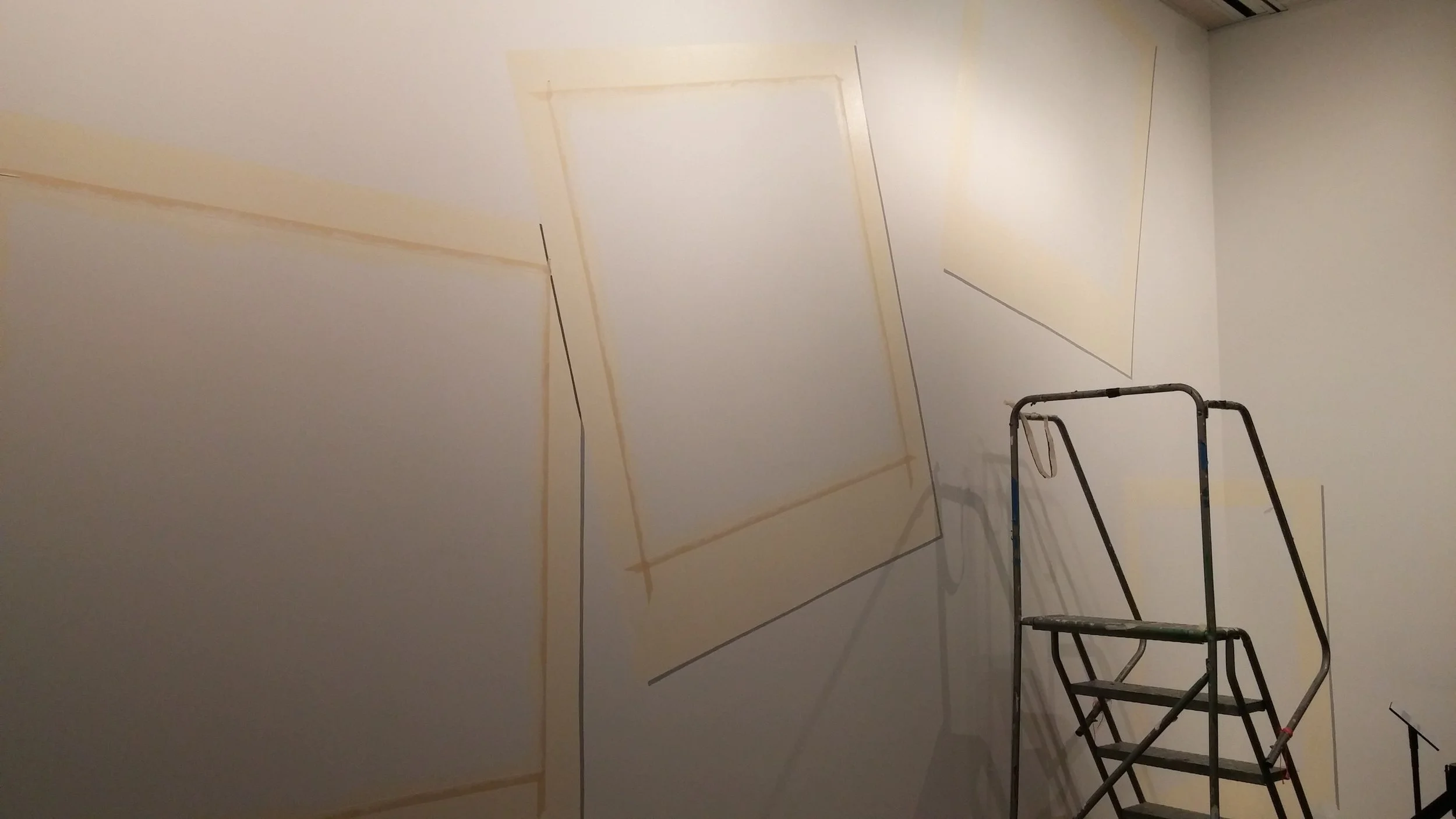 Mural in progress