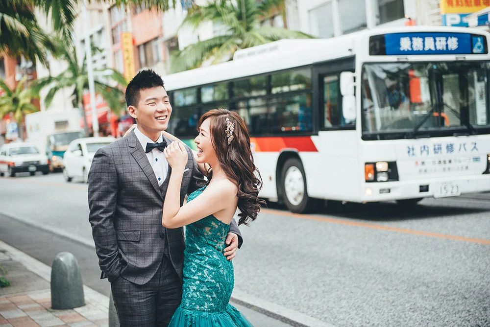 海外婚紗 │沖繩婚紗拍攝│ 港川外人住宅區之小店介紹 | Carol + Henry