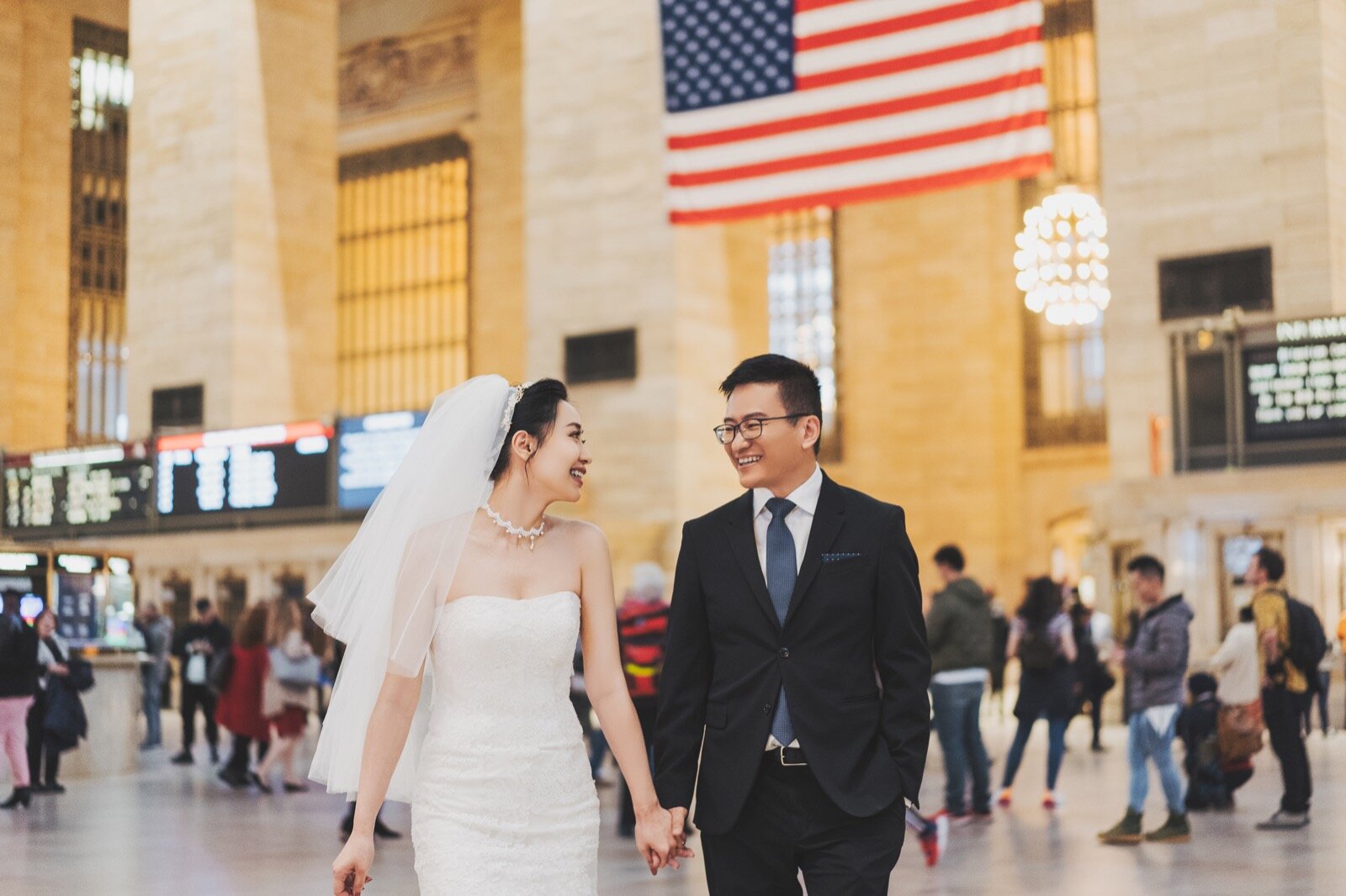紐約海外婚紗，中央車站，海外婚紗