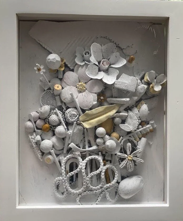 Jeweled Still-Life in White