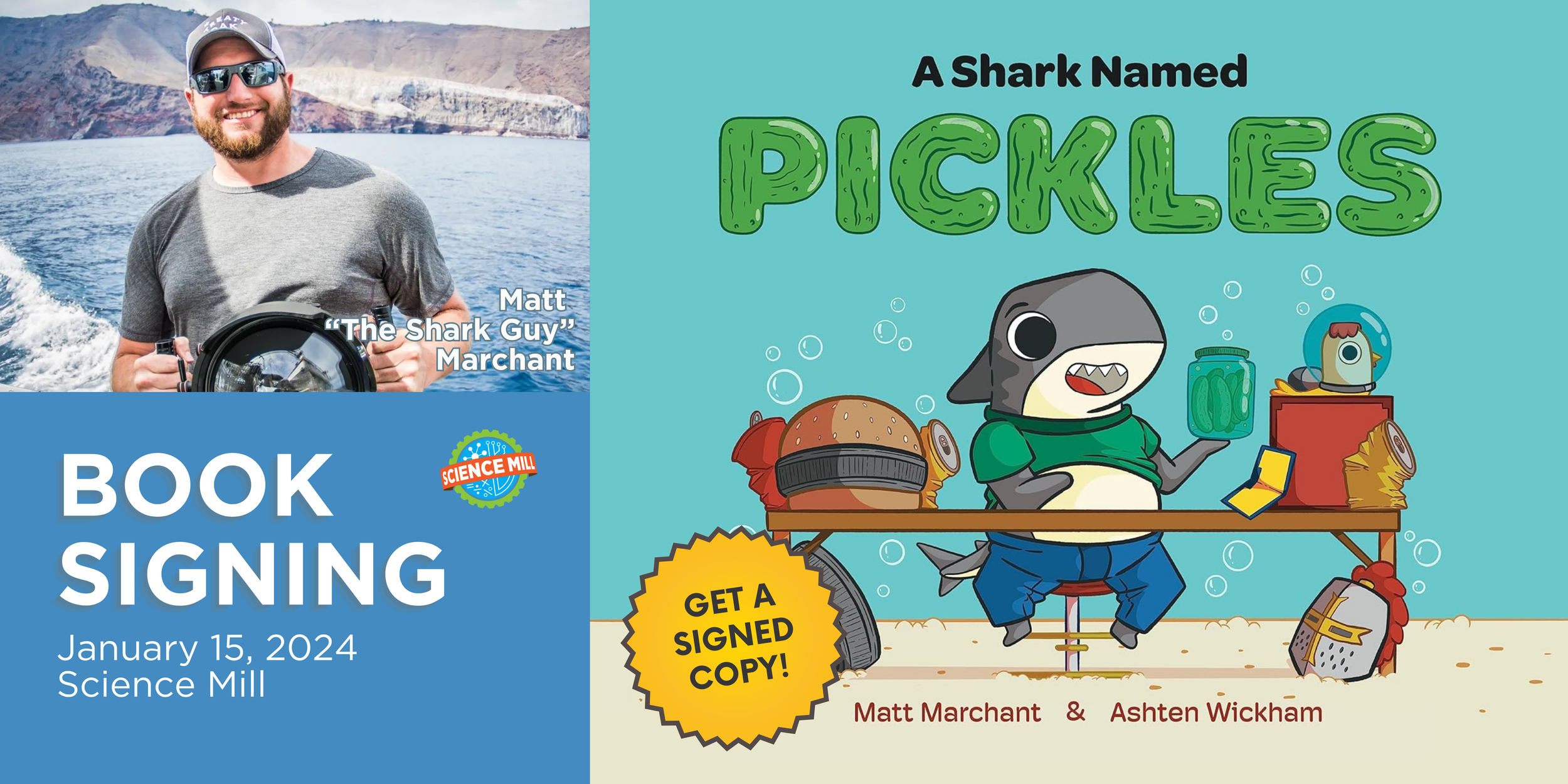 CANCELED - Matt "The Shark Guy" Marchant Book Signing