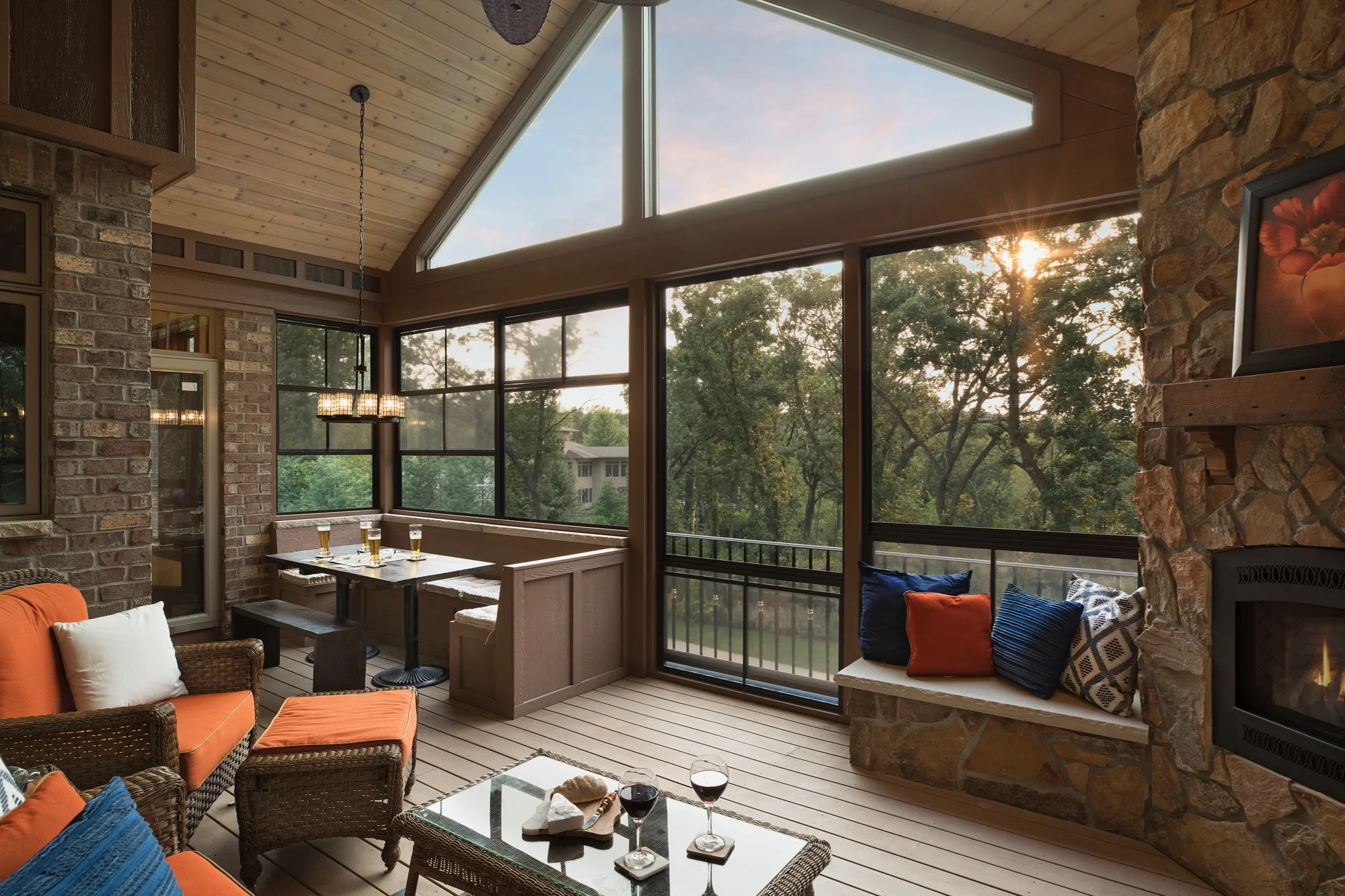 The perfect space for open-air entertaining that’s artfully sheltered from the elements.