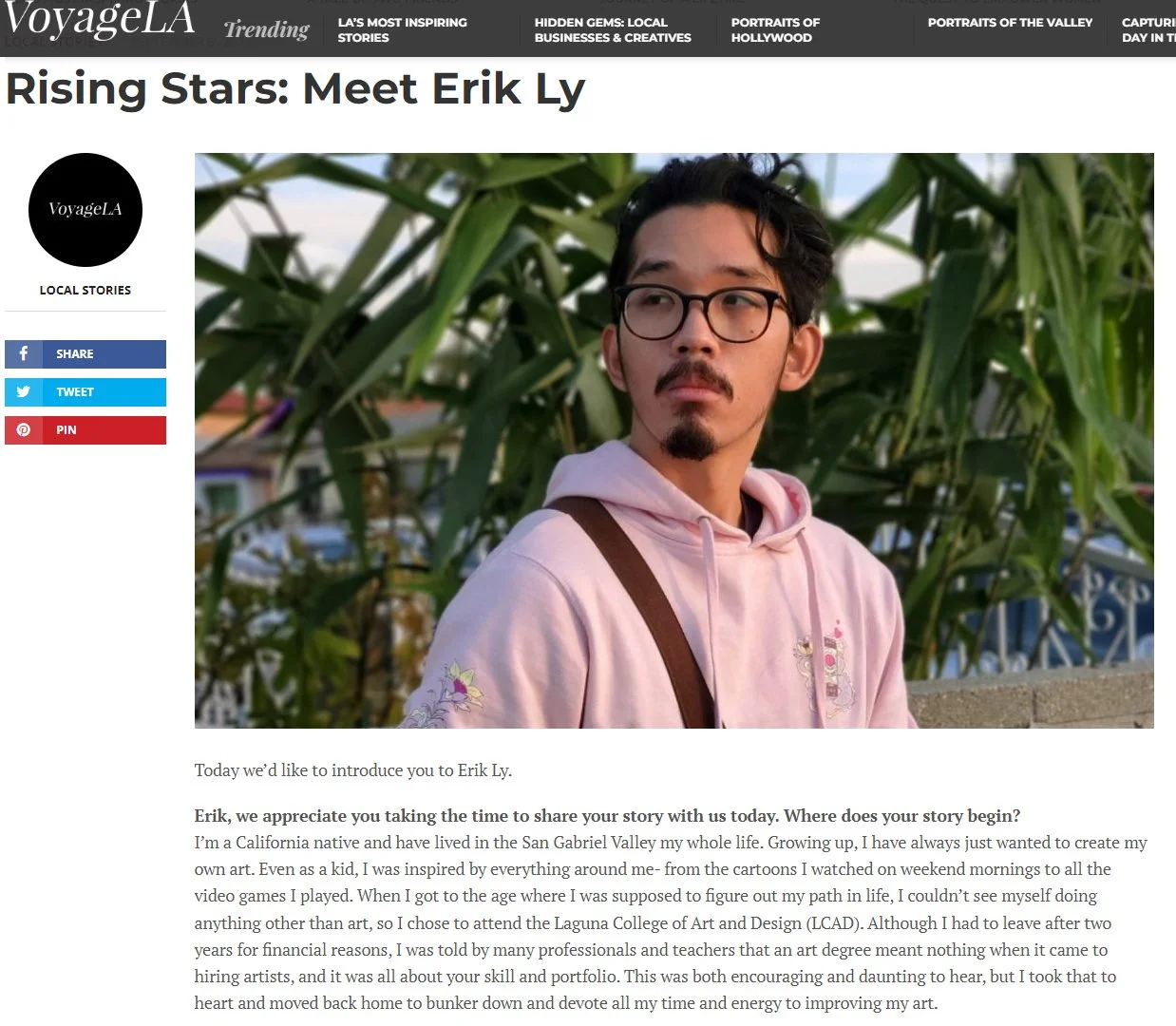 Updates & News — Erik Ly
