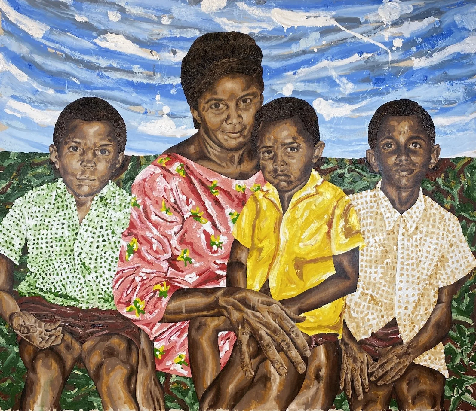    Madonna Tropical    2022  66 x 76 inches  oil on canvas  Collection of the Artist 