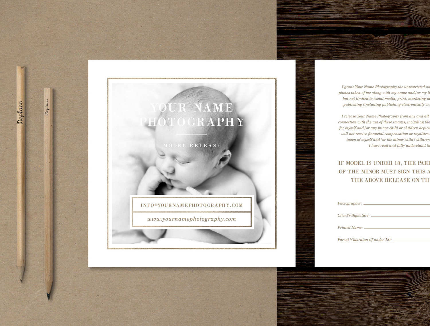 Newborn Photographer Model Release Form - Lily Regarding Photography Business Forms Templates