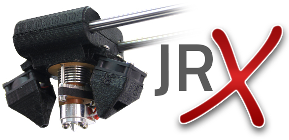 AXIOM’s improved JrX hotend reaches temperatures of 315°C (599°F) and is designed to resist troublesome clogs