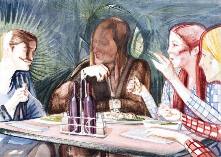 "Jesus Does Vegan with the Girls" by Miles Lewis