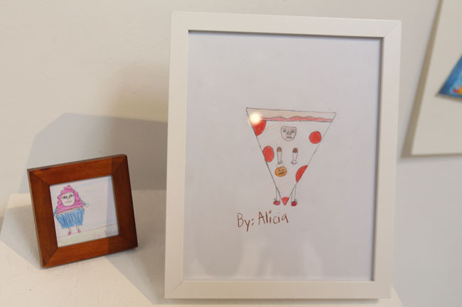 "Cupcake" & "Pizza" by Alicia, 3rd Grade