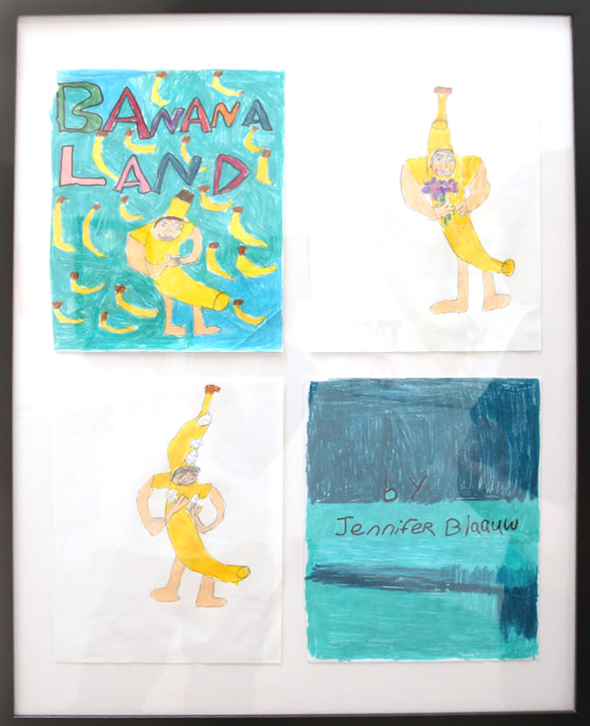 "Banana Land (original art from zine)" by Jennifer Blaauw (of L.A. Goal)