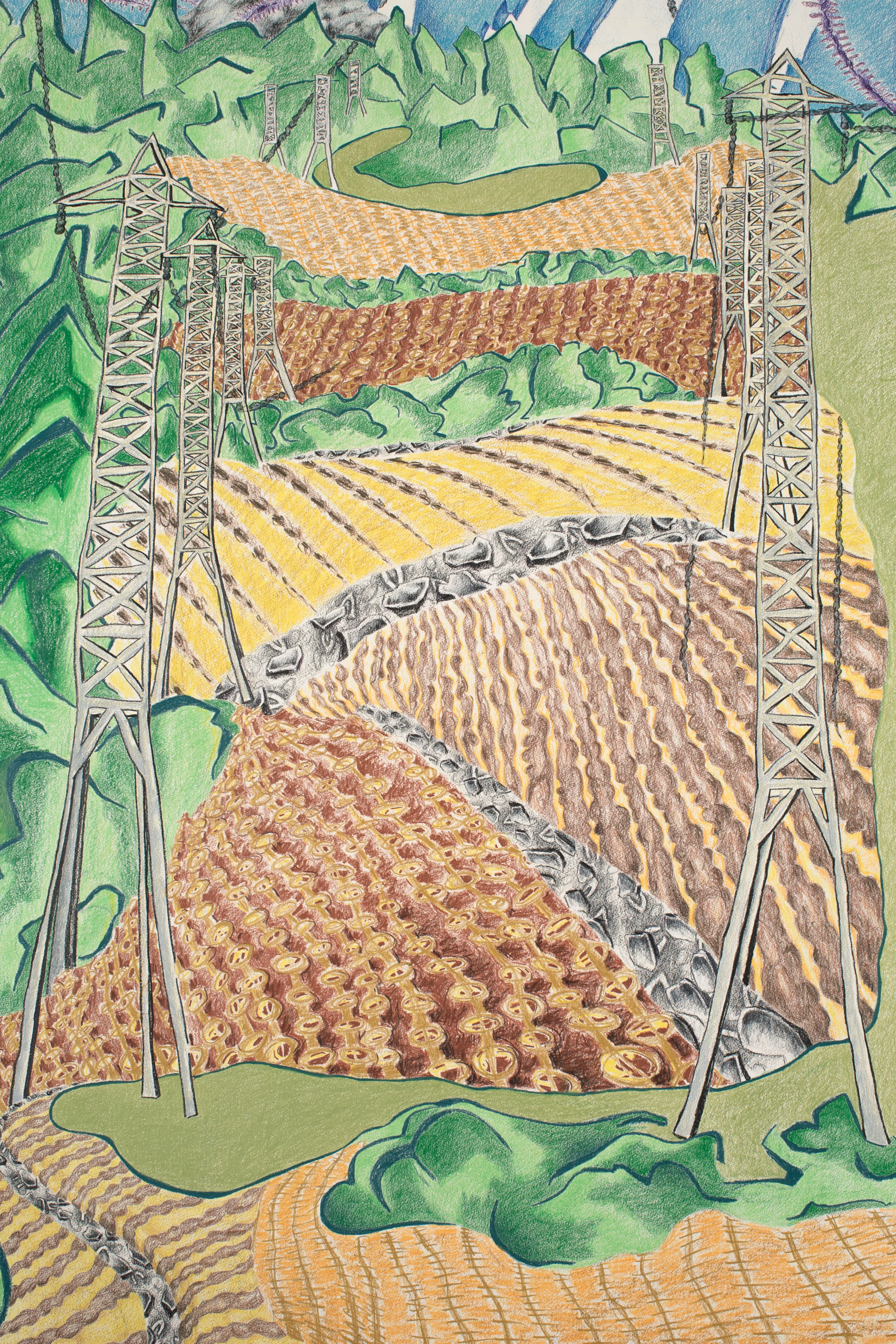 Detail: The town and the city