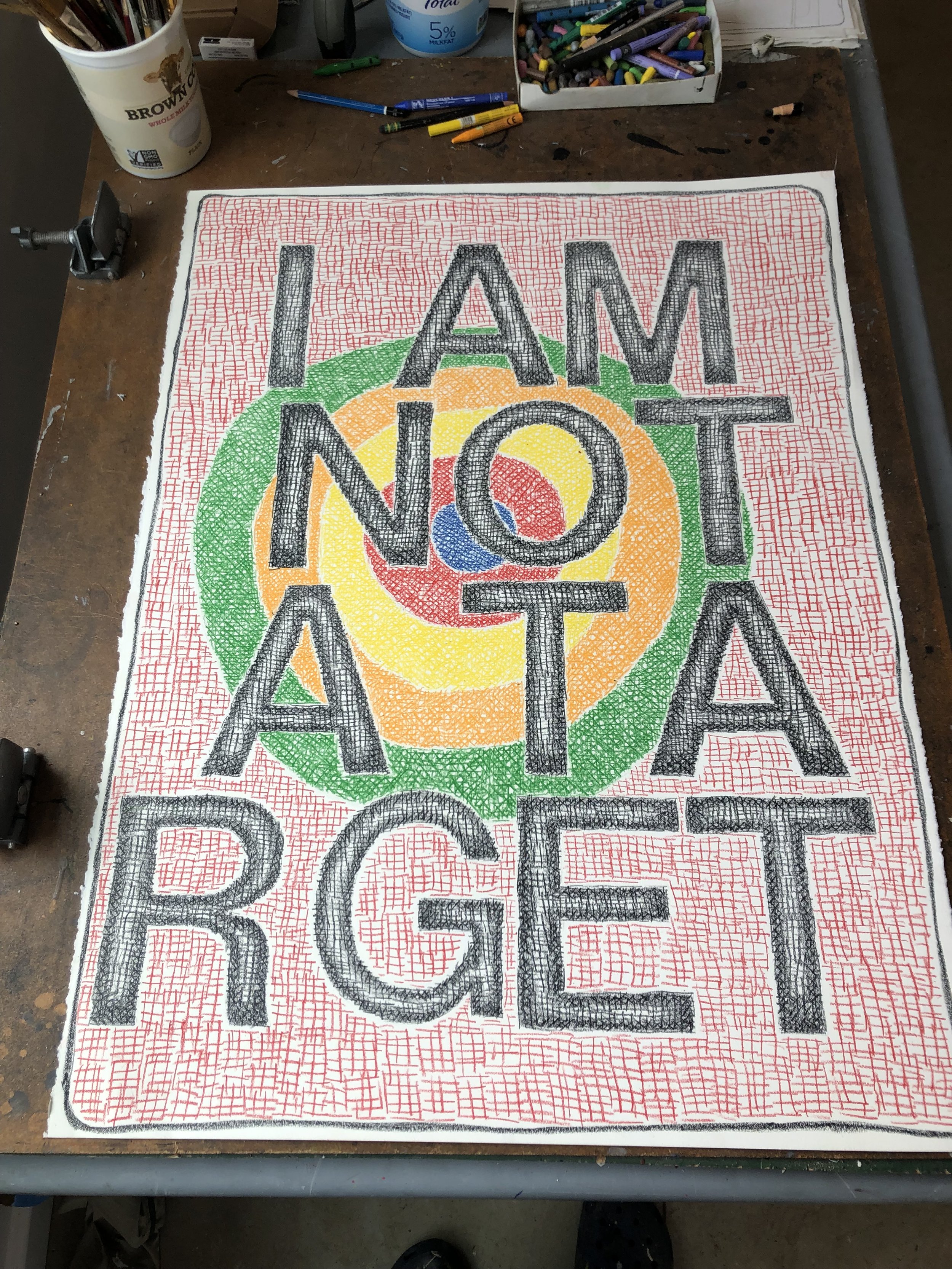 I am not a target drawing