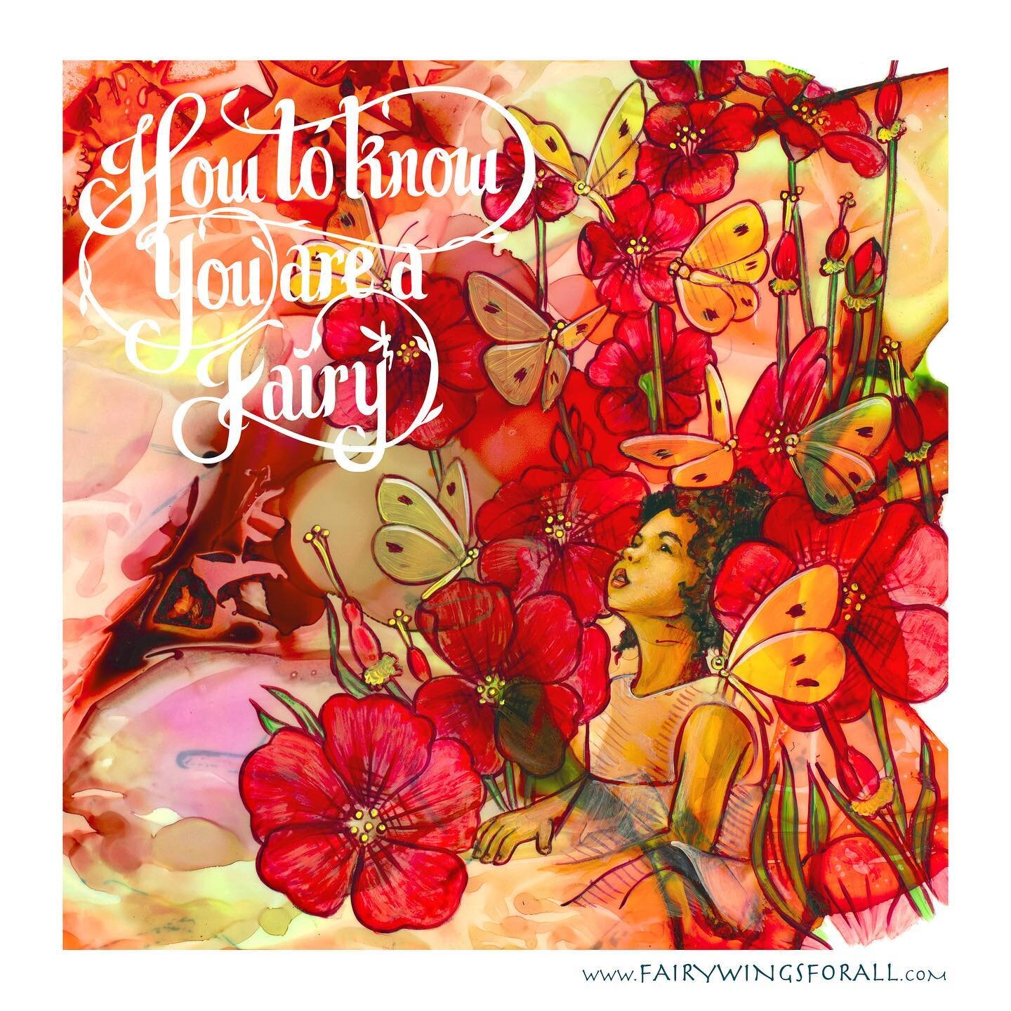 Due to our everlasting gratitude for all of you who support us in sharing @fairywingsforall Fairy Magic we have decided to create a second #howtoknowyouareafairy Limited Edition collectors&rsquo; print to be include in the next 100 hardcover or paper