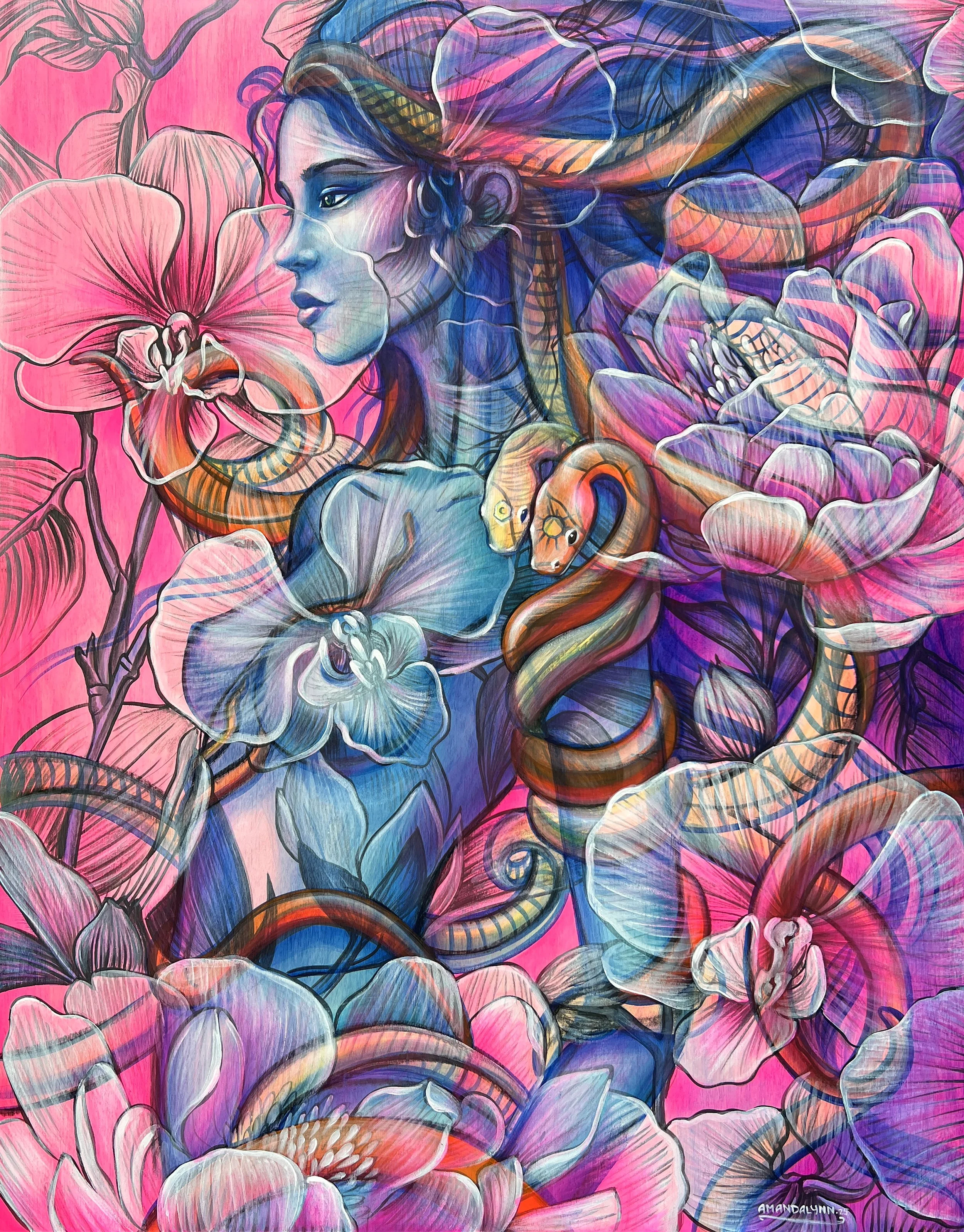 Infinite Love, 22in x 28in, Acrylic on Wood
