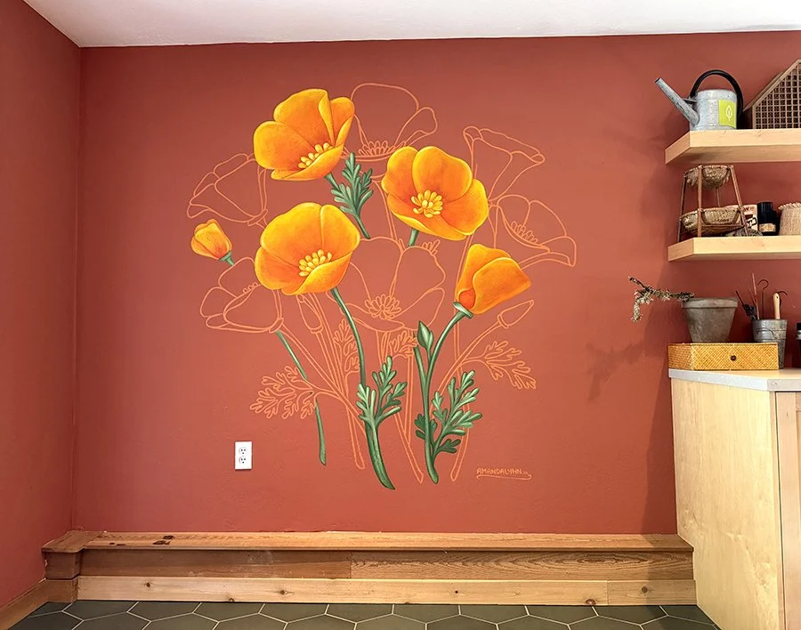 'Poppies', Sebastopol, CA 