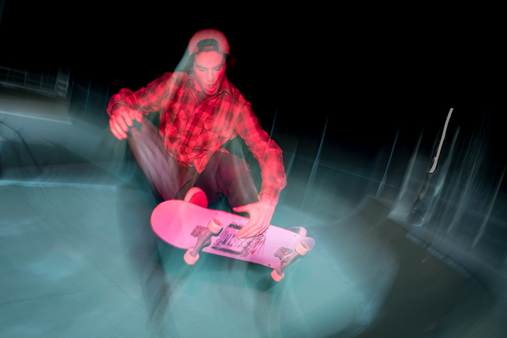 Michael Elliot, known as "Waterpipe" by his skating friends, enjoys visiting different skate parks around North Carolina. "I usually go to parks in Wilmington or Raleigh, but I like how small and simple the parks are here in Chapel Hill," Elliot said.