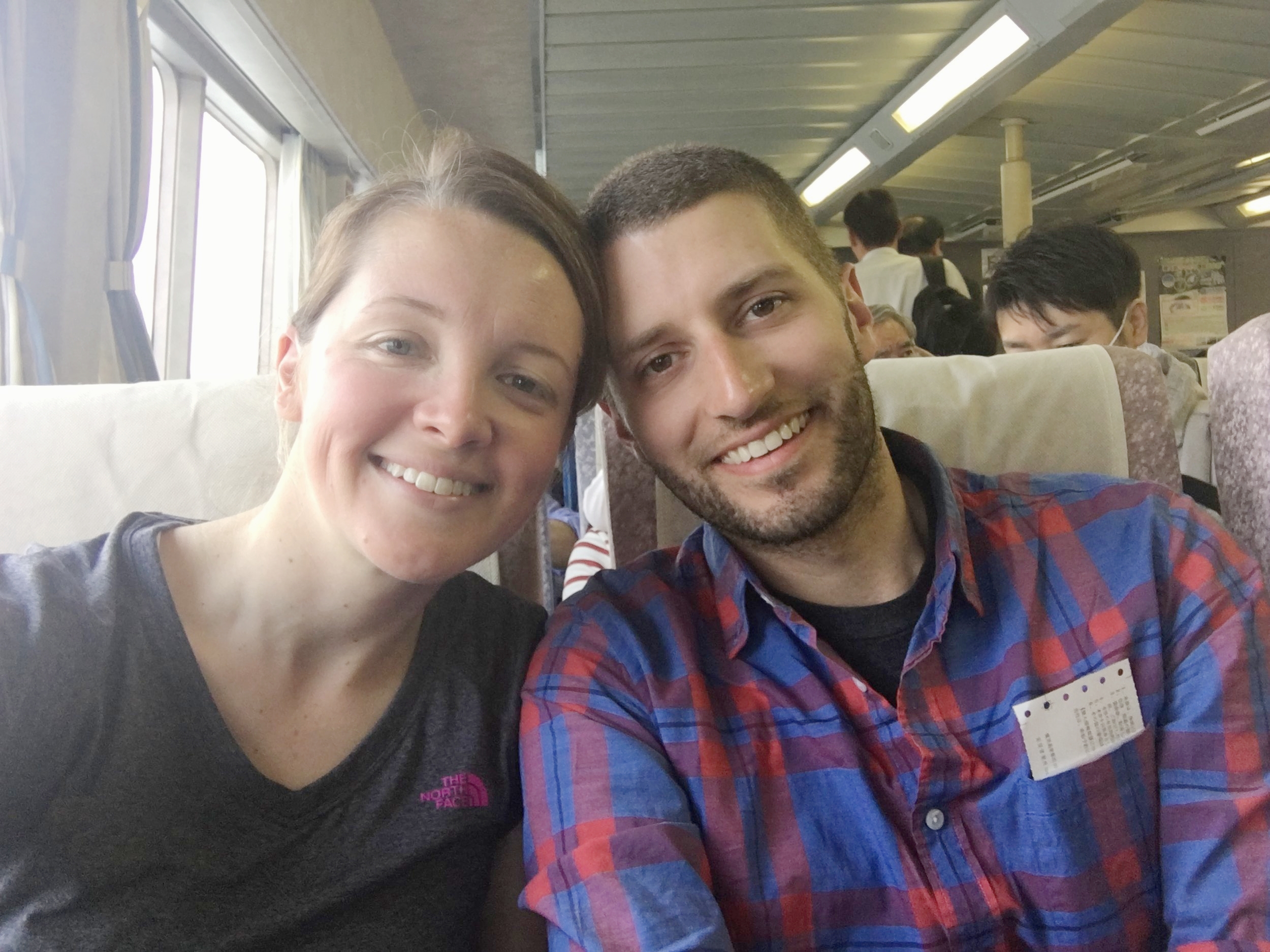 Aboard the Jetfoil heading to Yakushima