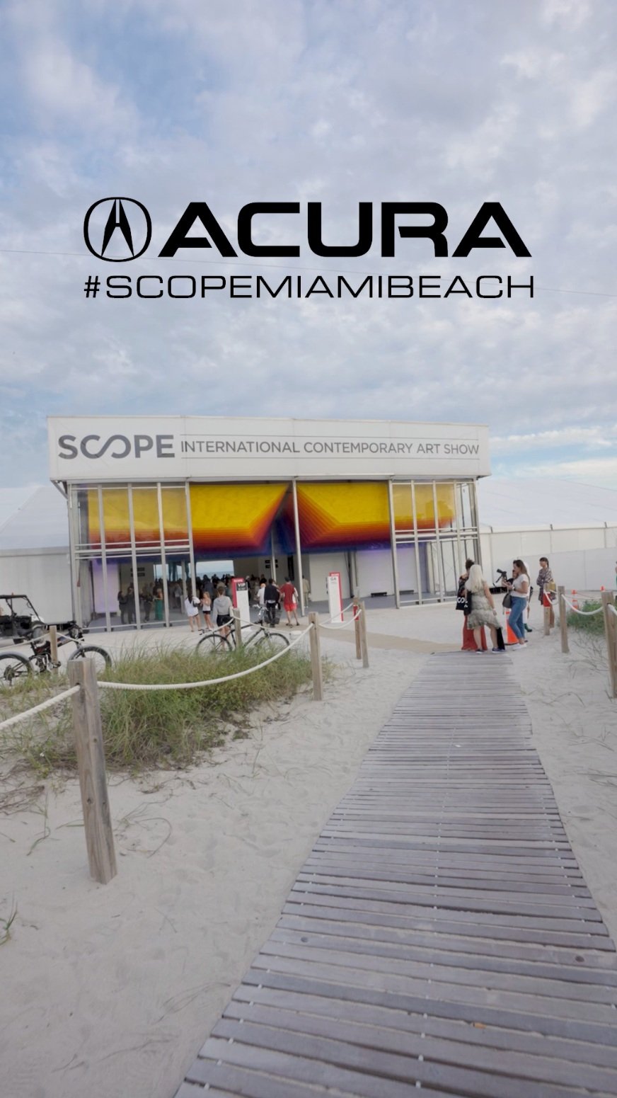 Acura Art Basel Scope Artist Paint Activation Welcome