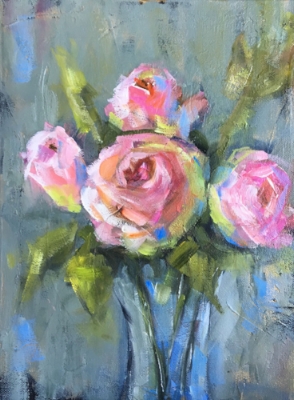 With Gratitude, 9x12 oil on canvas
