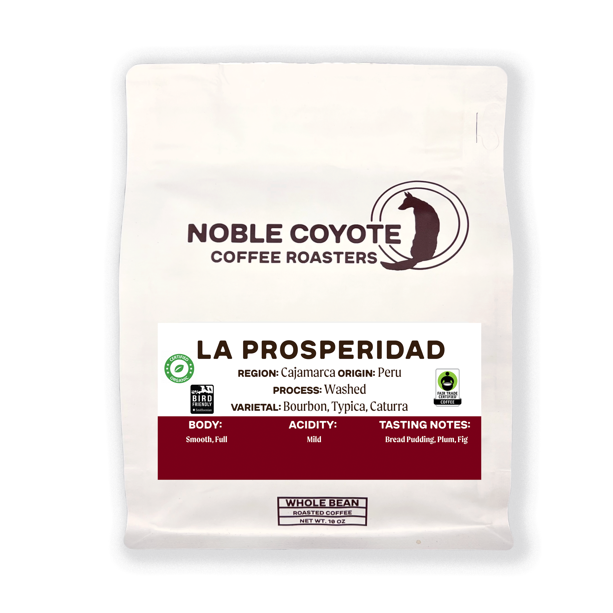 Peru La Prosperidad de Chirinos FTO Bird Friendly- Bread Pudding, Plum, Fig