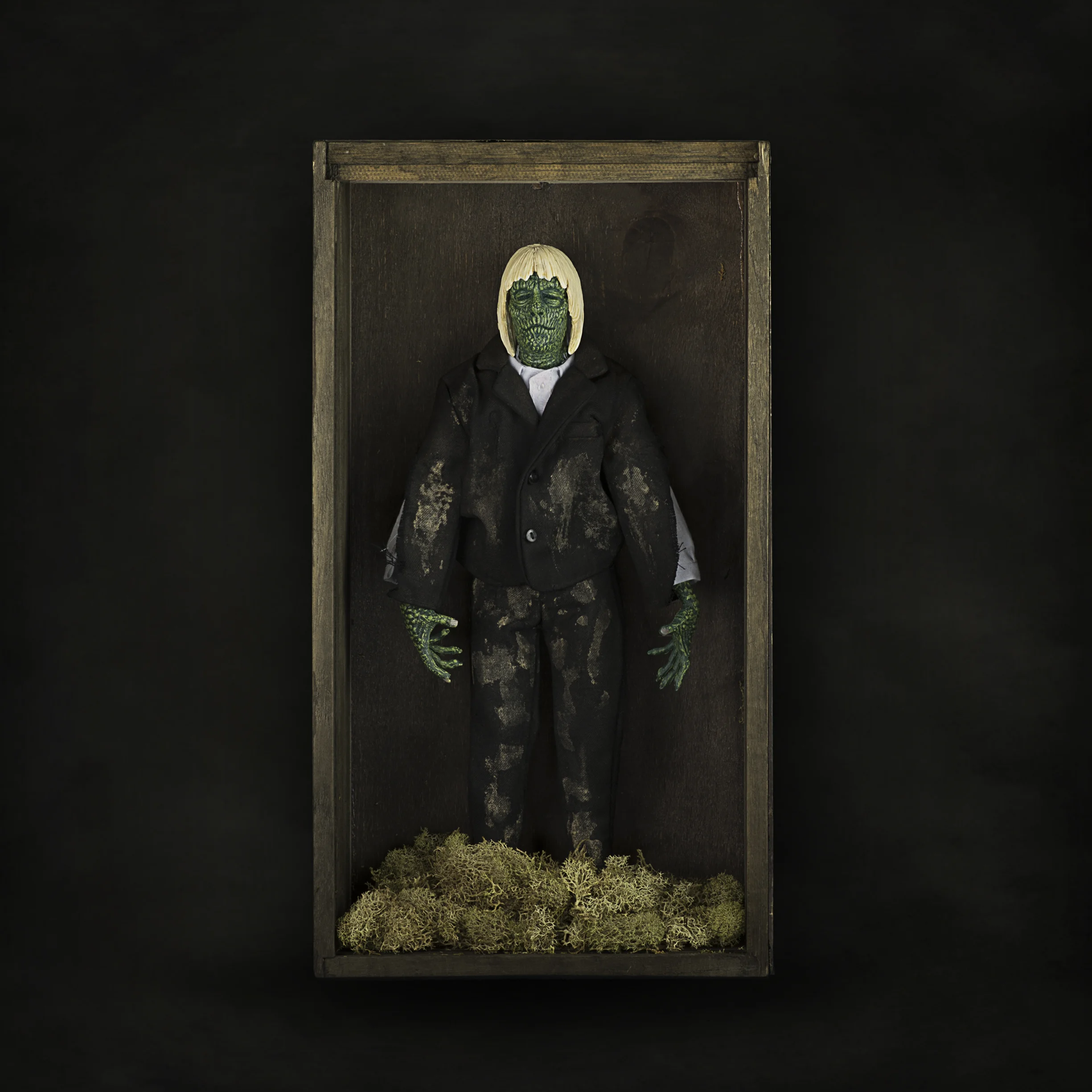 zombie wood box front