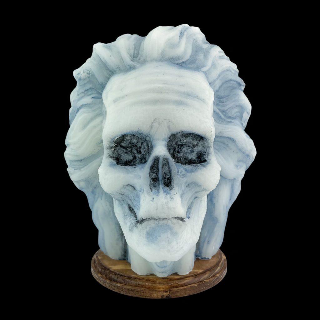 GHOST QUEEN RESIN SCULPTURE GLOW-IN-THE-DARK BLUE