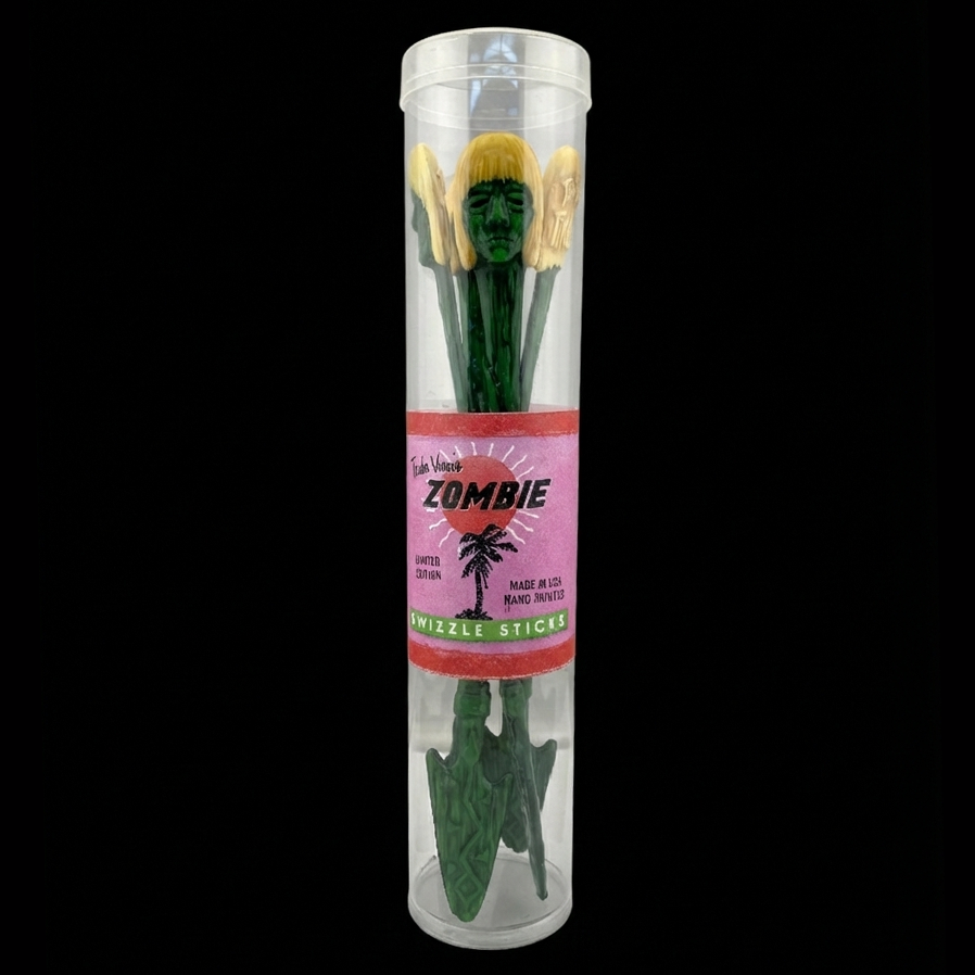 TRADER VERNE'S ZOMBIE SWIZZLE STICKS (Hand Painted)