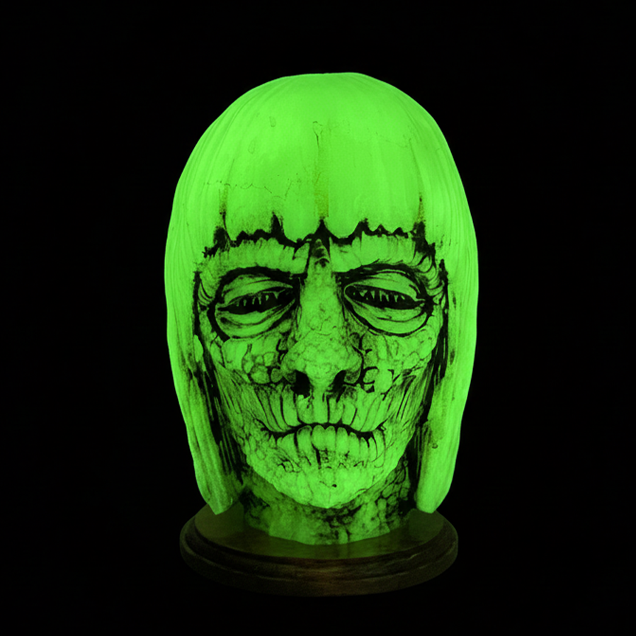 ZOMBIE RESIN SCULPTURE GLOW-IN-THE-DARK