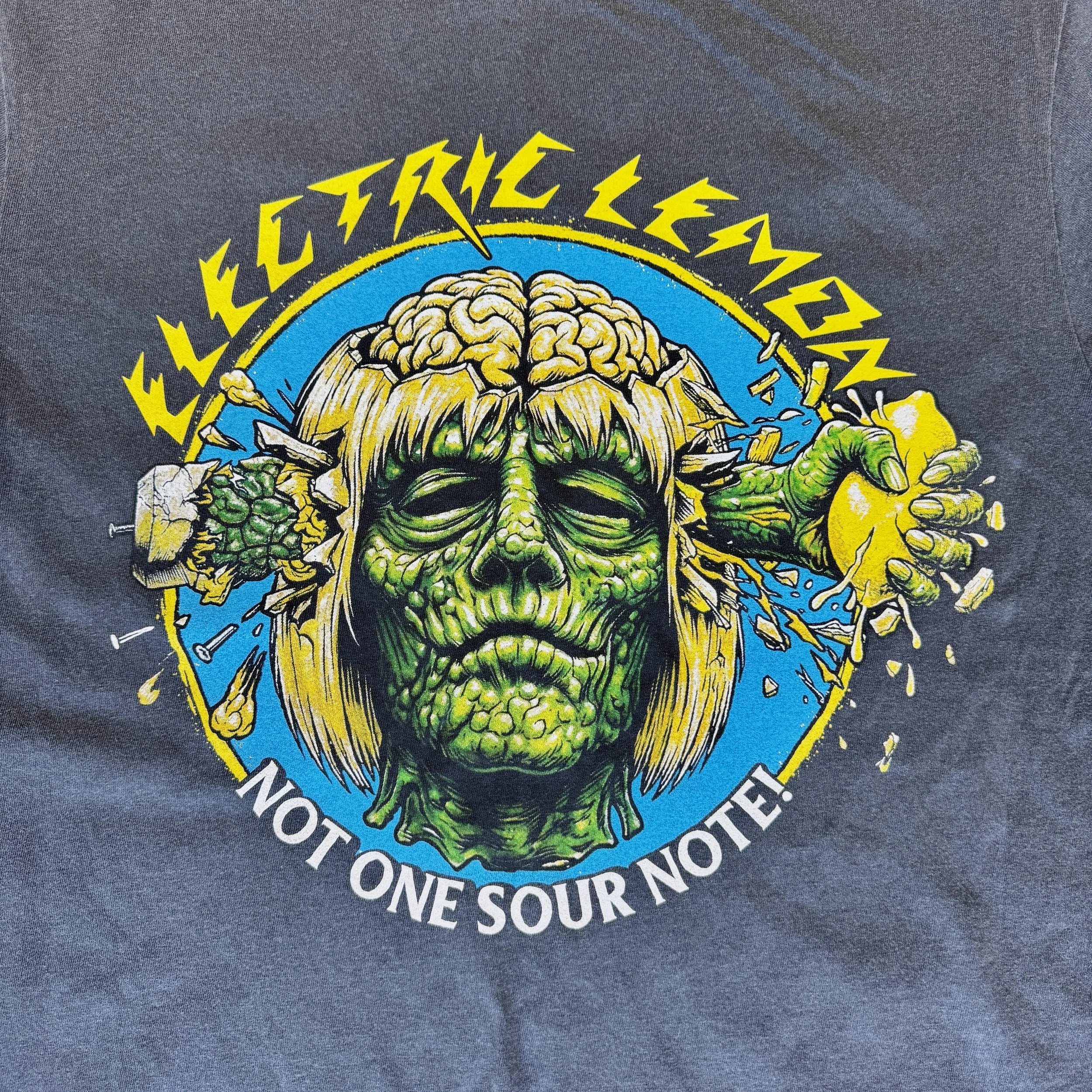 No Sour Notes Electric Lemon Shirt Logo Close Up.jpg