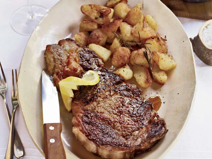 GRILLED RIBEYE STEAK IS AN EXCELLENT CHOICE TO PAIR WITH LOVE ROSÉ COURTESY: FOOD&WINE