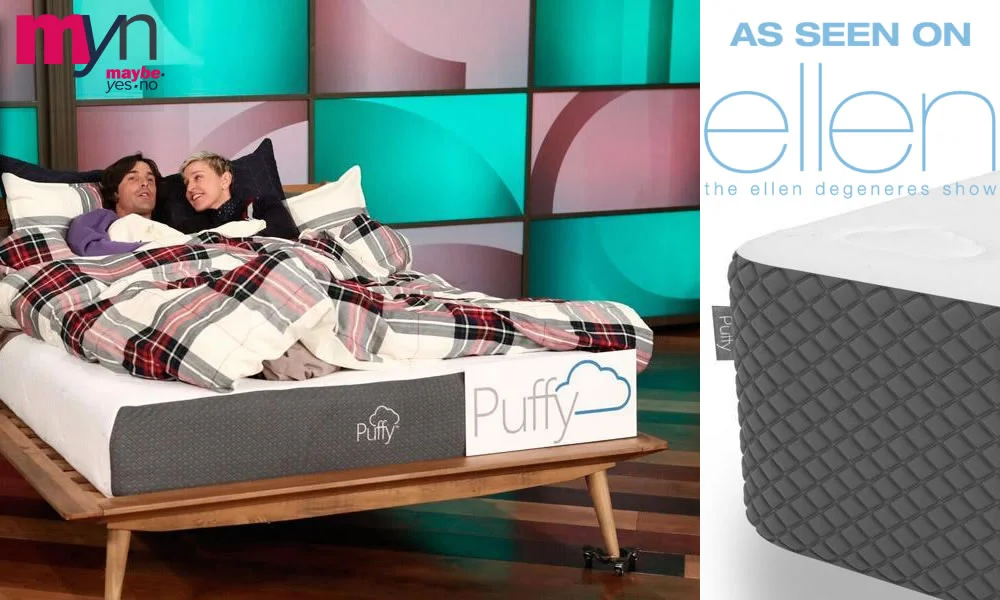 The top-rated Puffy Mattress, featured on the Ellen, comes with a lifetime warranty & free shipping