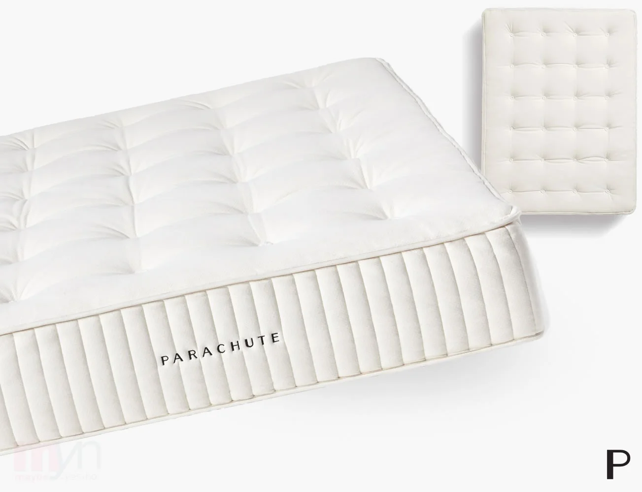THE PARACHUTE MATTRESS designed as a luxury eco-friendly mattress combining micro coils and pocketed coil springs with a combination of wool and cotton layers. The benefits of this combination is a firmer mattress for spinal alignment and overall better support.