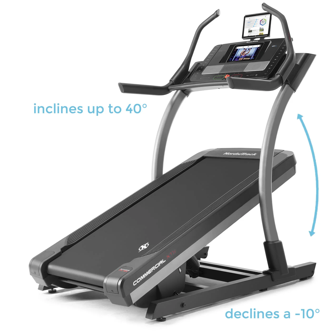 Nordictrack X11i incline Trainer has a smaller screen but costs less than the X32i & X22i