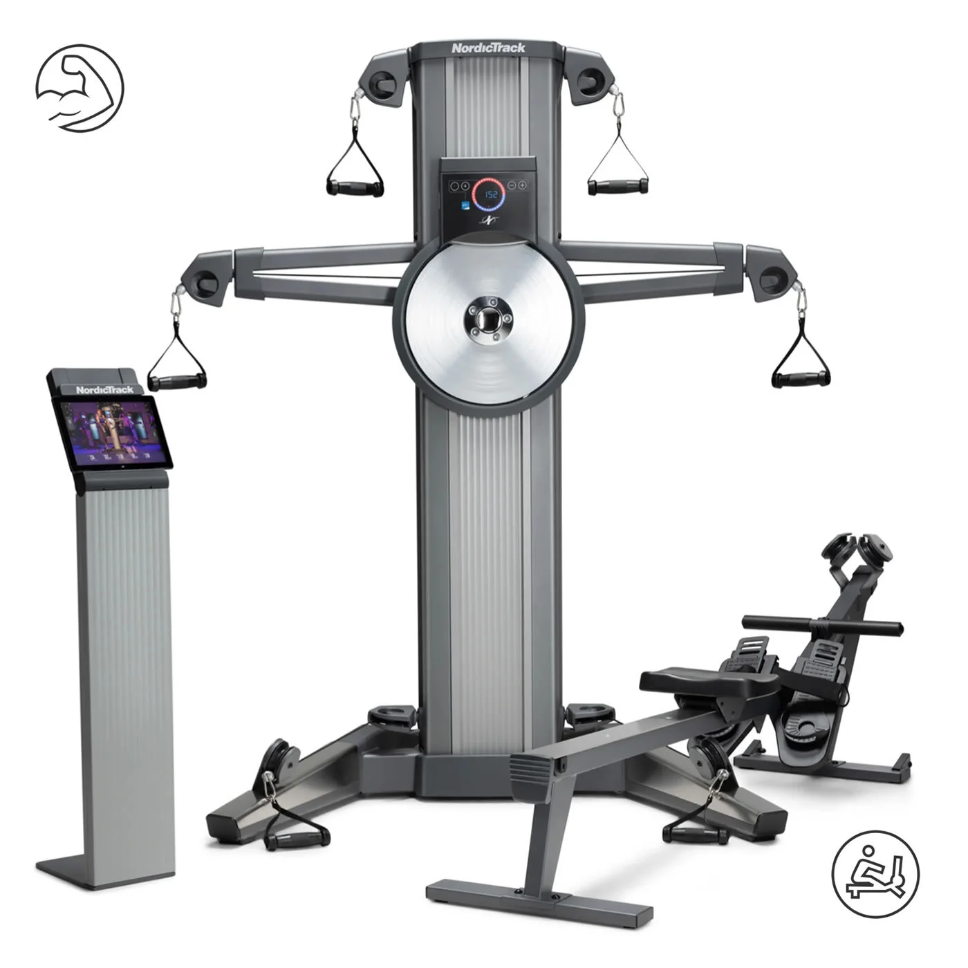 Fusion CST with Rower Cardio & Strength Trainer
